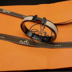[Solara Jewelry ]H BRACELET 12MM BLACK BEIGE CERAMIC