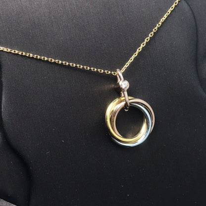 [Solara Jewelry ]TRINITY SILBER GOLD ROSÉGOLD HALSKETTE
