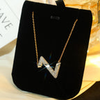 [Solara Jewelry ]VOLT SILVER DIAMOND PEDANT NECKLACE