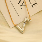 [Solara Jewelry ]VOLT SILVER DIAMOND PEDANT NECKLACE