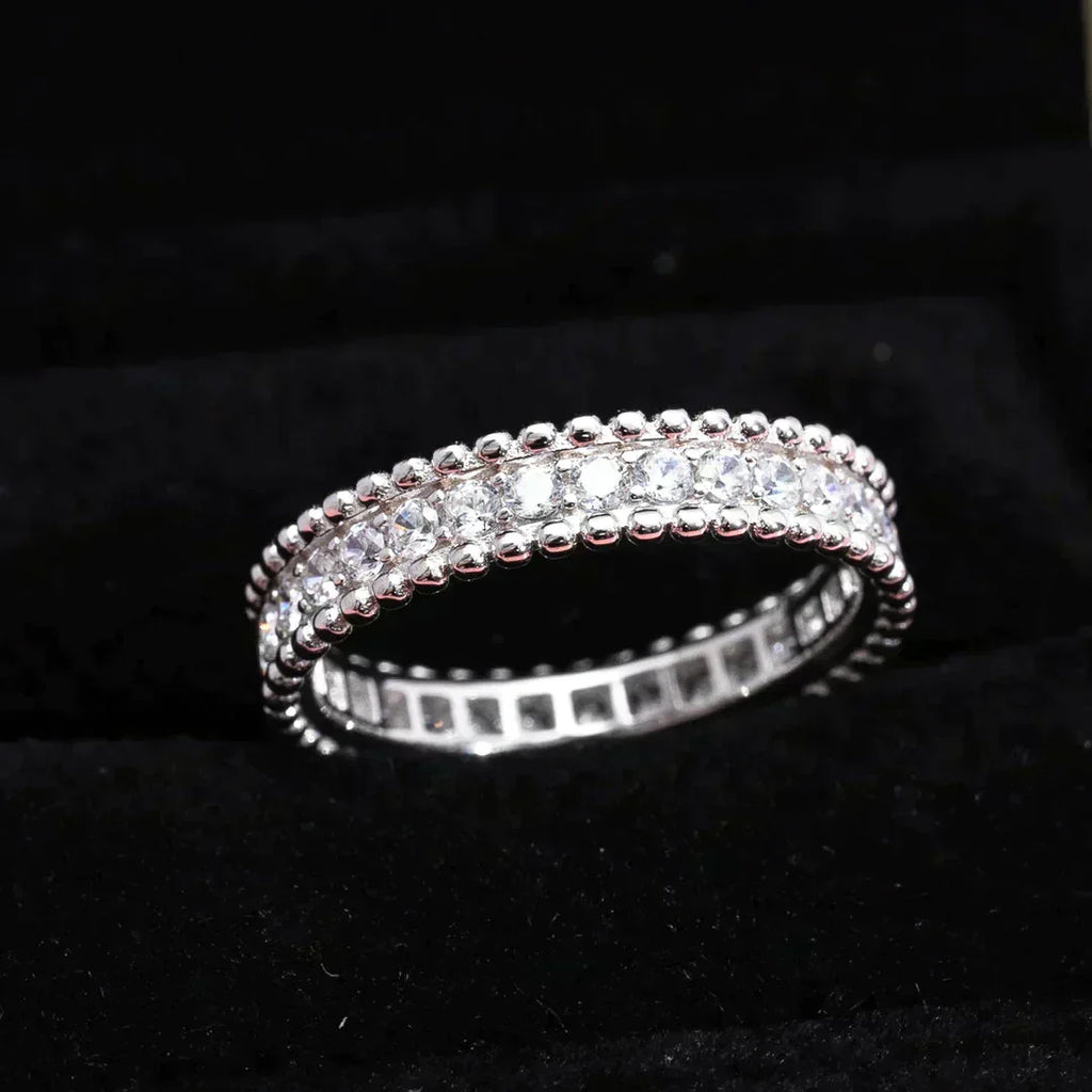 [Solara Schmuck ]PERLEE DIAMANT SILBERRING