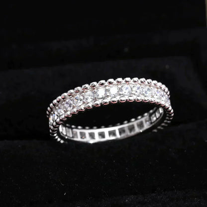 [Solara Schmuck ]PERLEE DIAMANT SILBERRING