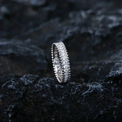 [Solara Schmuck ]PERLEE DIAMANT SILBERRING