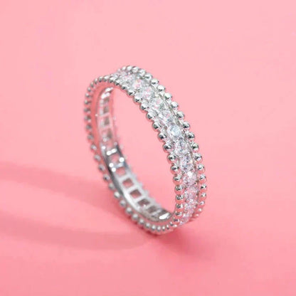 [Solara Schmuck ]PERLEE DIAMANT SILBERRING