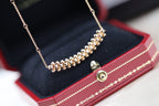 [Solara Jewelry ]CLASH PINK GOLD NECKLACE