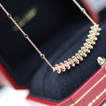 [Solara Jewelry ]CLASH PINK GOLD NECKLACE