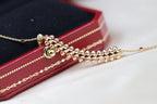 [Solara Jewelry ]CLASH PINK GOLD NECKLACE
