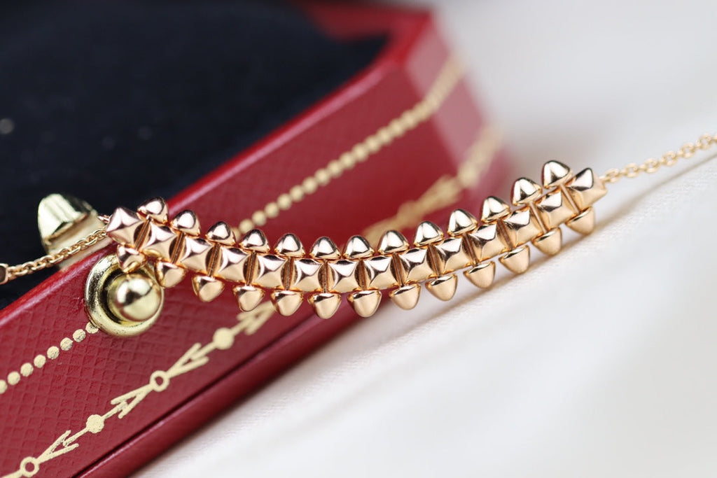 [Solara Jewelry ]CLASH PINK GOLD NECKLACE