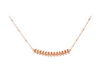 [Solara Jewelry ]CLASH PINK GOLD NECKLACE