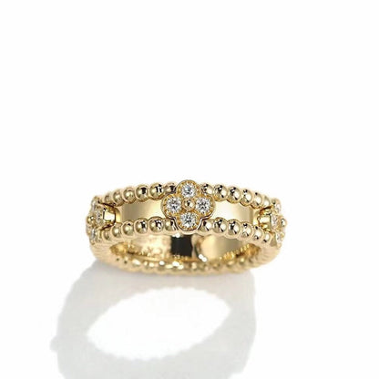 [Solara Jewelry ]PERLEE GOLD DIAMANTRING
