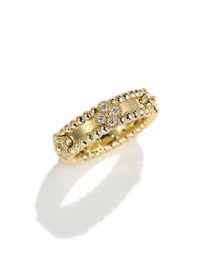 [Solara Jewelry ]PERLEE GOLD DIAMANTRING