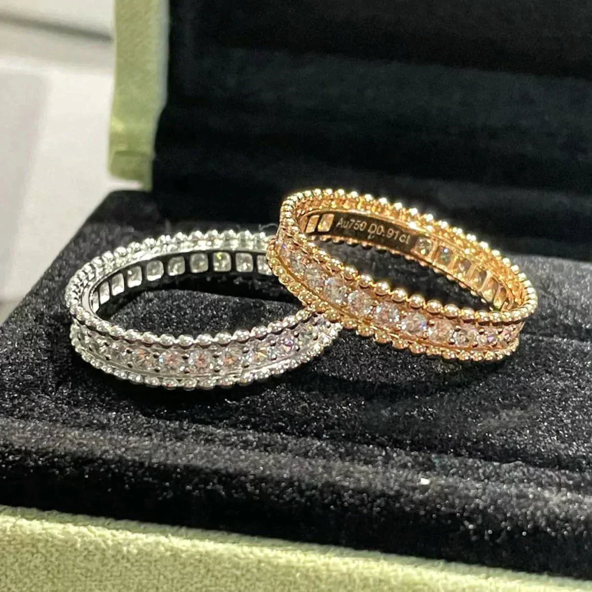[Solara Jewelry ]PERLEE DIAMOND ROSE GOLD RING