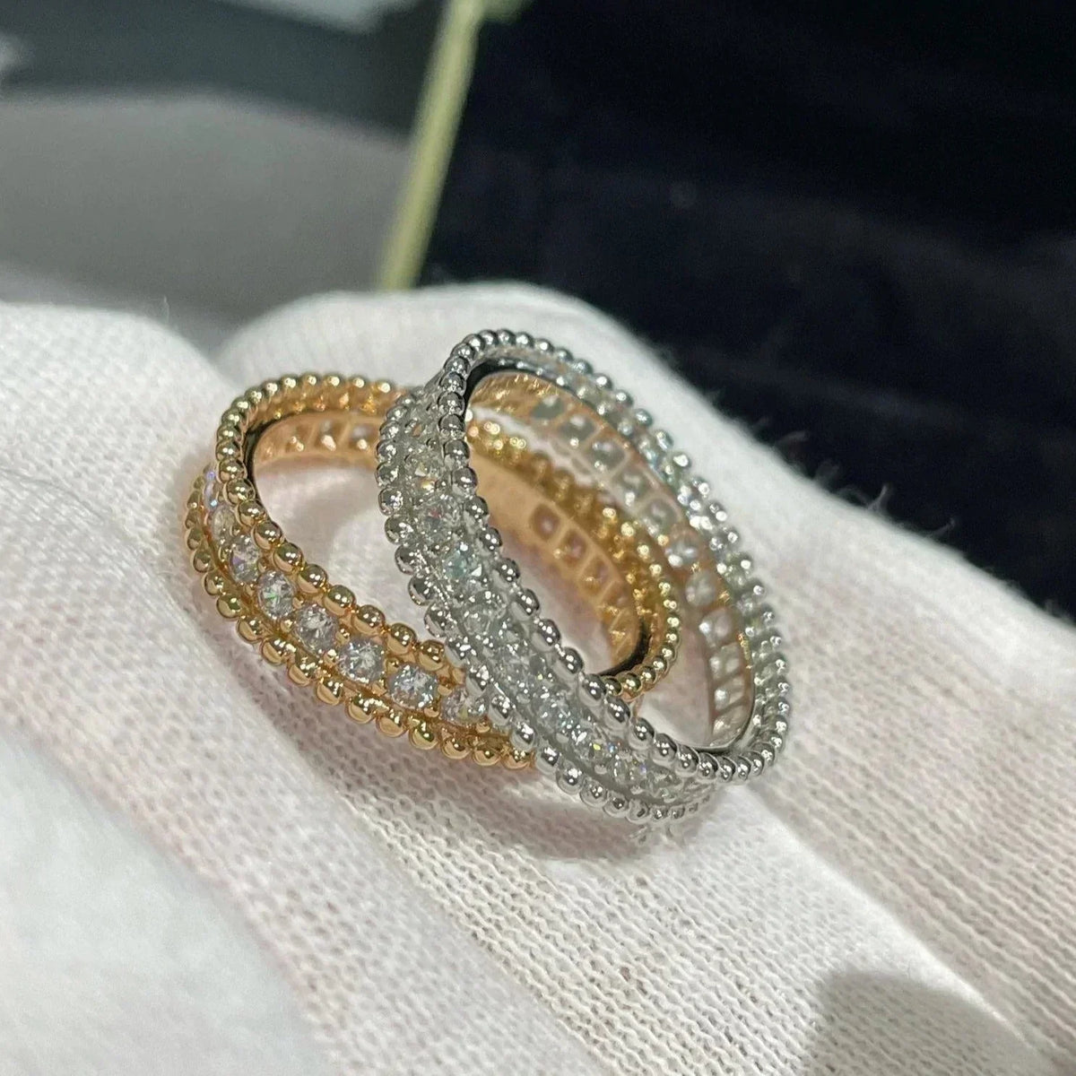 [Solara Jewelry ]PERLEE DIAMOND ROSE GOLD RING