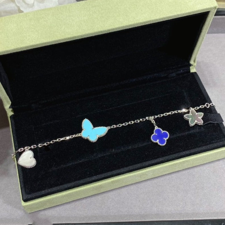 [Solara Jewelry ]LUCKY SPRING SILVER BRACELET 4モチーフ