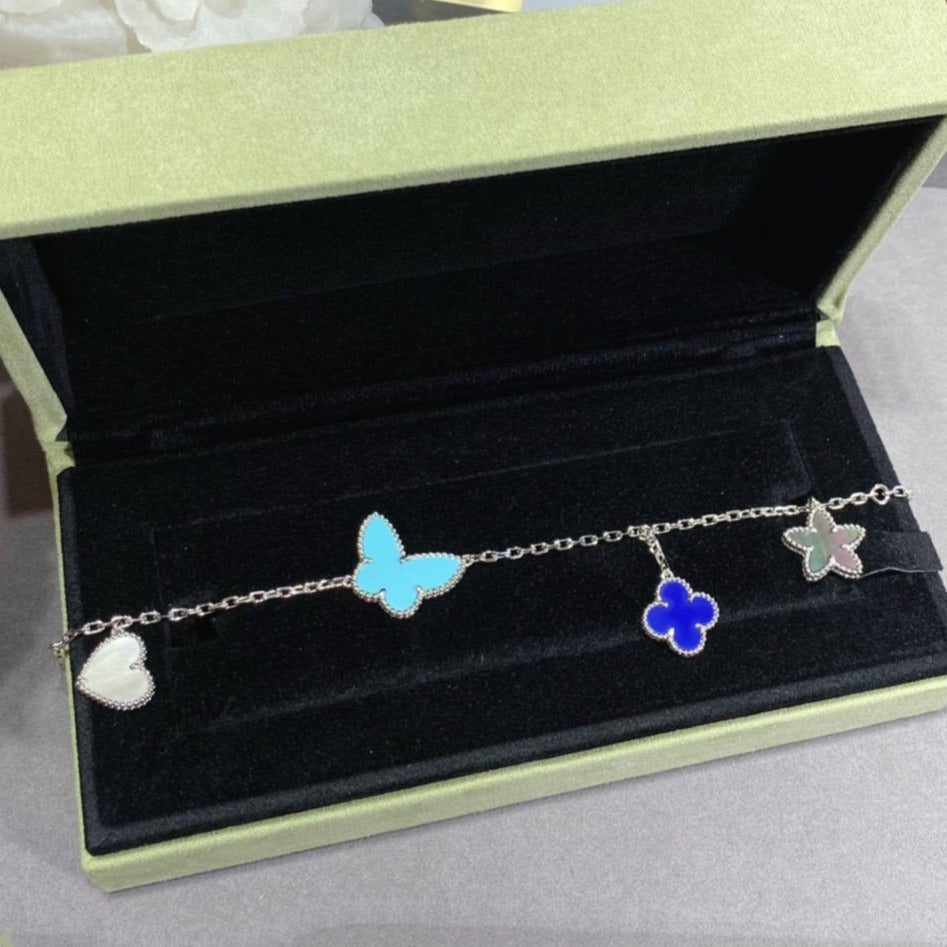 [Solara Jewelry ]LUCKY SPRING SILVER BRACELET 4モチーフ