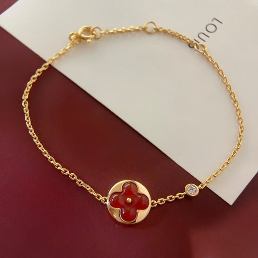 [Solara Jewelry ]SONNENANHÄNGER-KARNEOL-ARMBAND