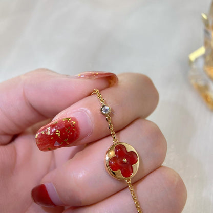 [ソララジュエリー ]サンペンダント カーネリアンブレスレット