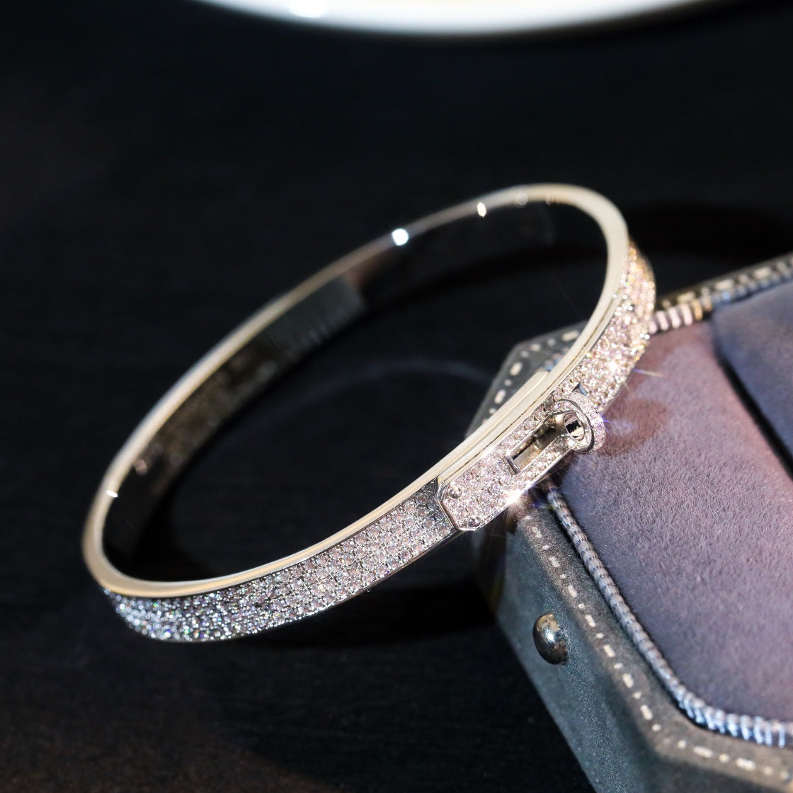 [Solara Jewelry ]KELLY BRACELET DIAMOND PAVED