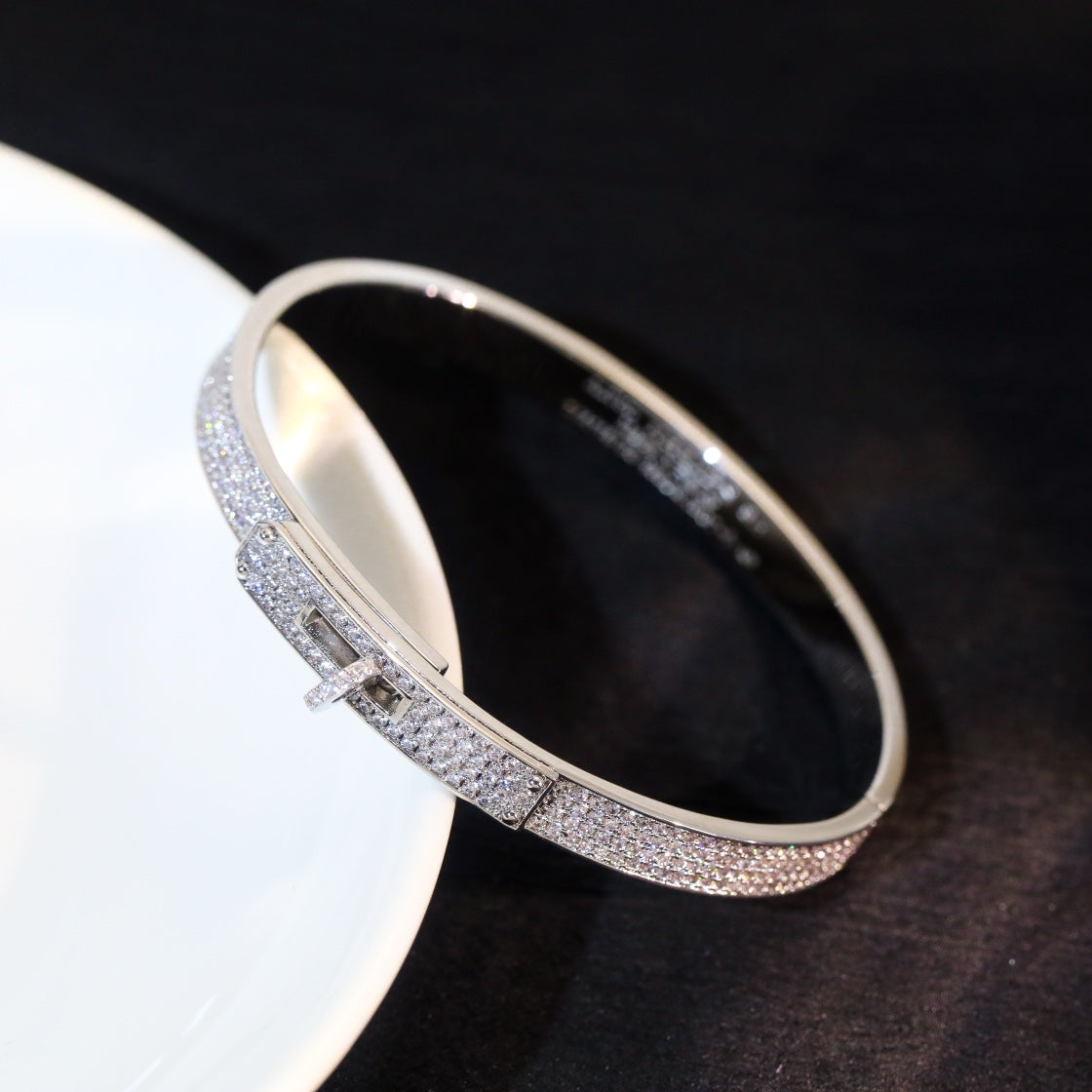[Solara Jewelry ]KELLY BRACELET DIAMOND PAVED