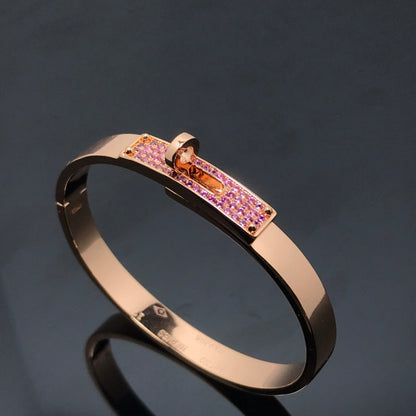 [Solara Jewelry ]KELLY ARMREIF ROSA DIAMANT
