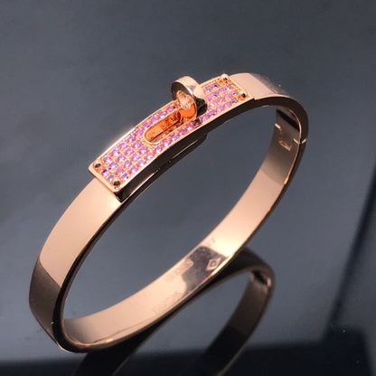 [Solara Jewelry ]KELLY ARMREIF ROSA DIAMANT