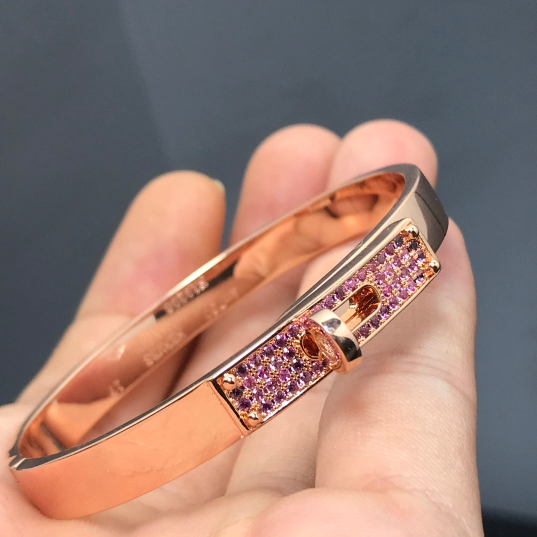 [Solara Jewelry ]KELLY BRACELET PINK DIAMOND