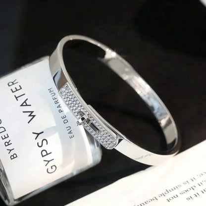 [Solara Jewelry ]KELLY SILBER DIAMANT ARMREIF