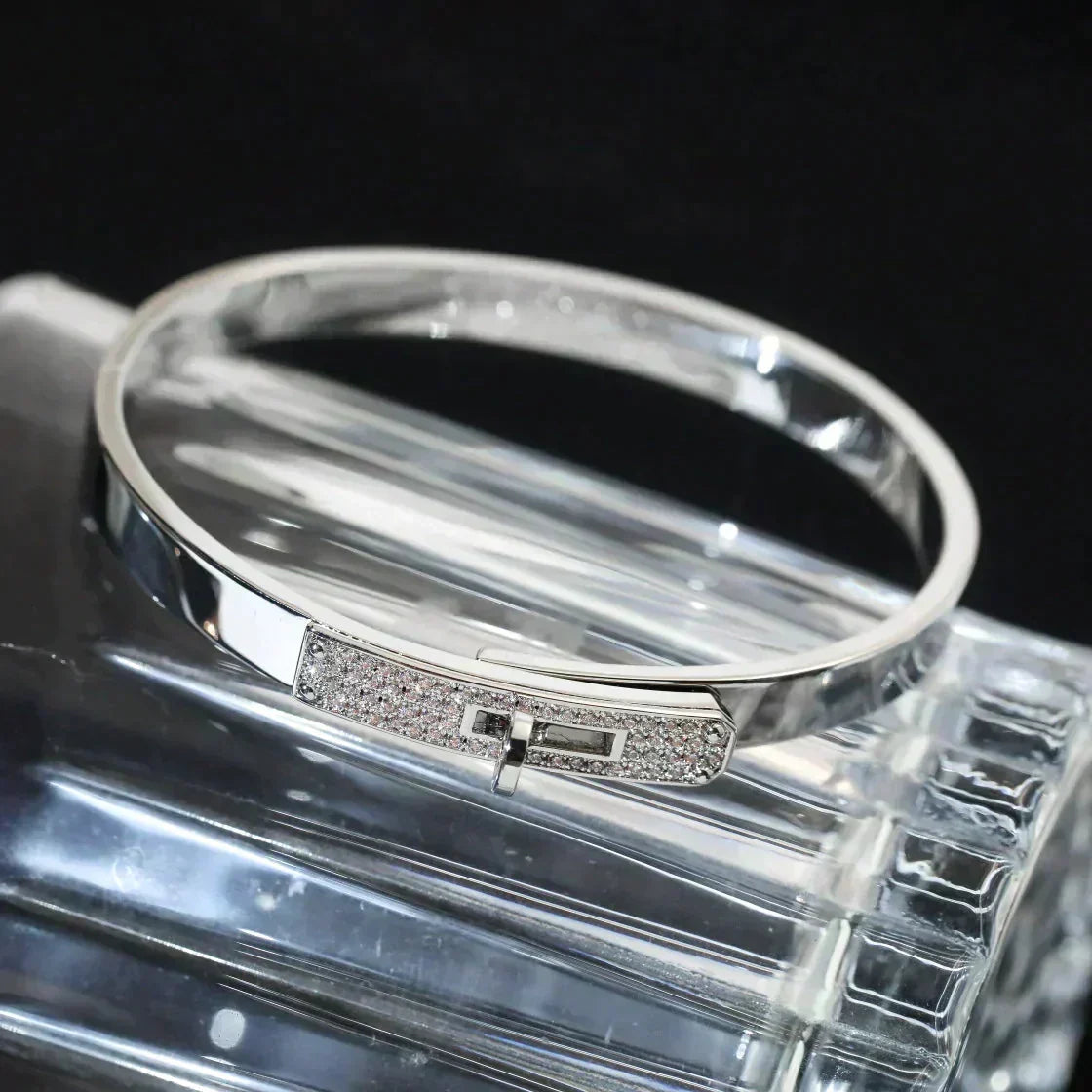 [Solara Jewelry ]KELLY SILVER DIAMOND BRACELET