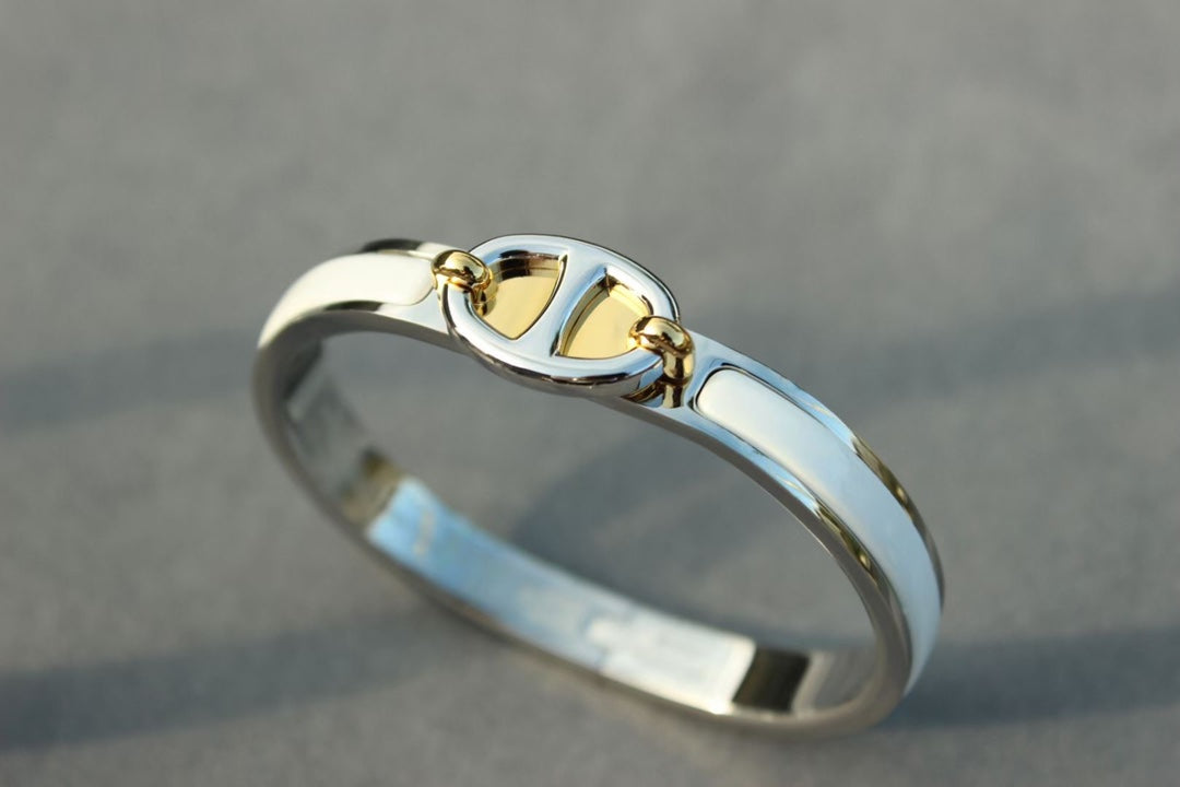 [Solara Jewelry ]CLIC CHAINE SILVER BRACELET