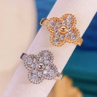 [Solara Jewelry ]CLOVER DIAMOND RING