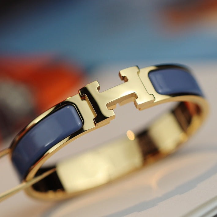 [Solara Jewelry ]H BRACELET 12MM BLUE GRAY