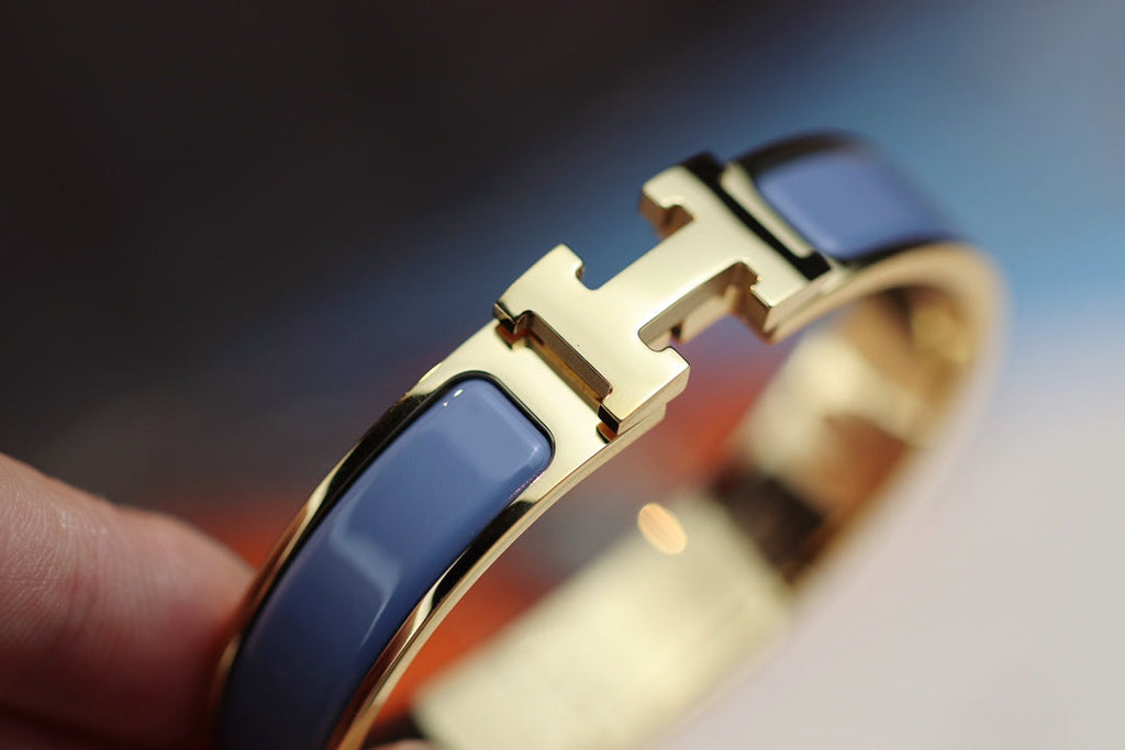 [Solara Jewelry ]H BRACELET 12MM BLUE GRAY