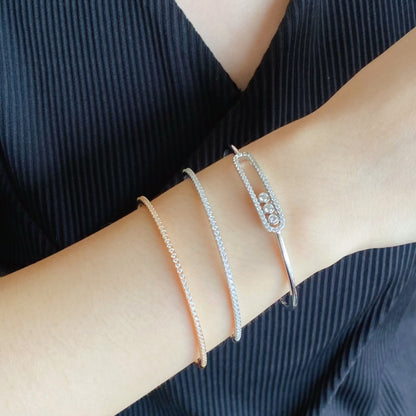[Solara Jewelry ]ミニ ダイヤモンド テニス ブレスレット