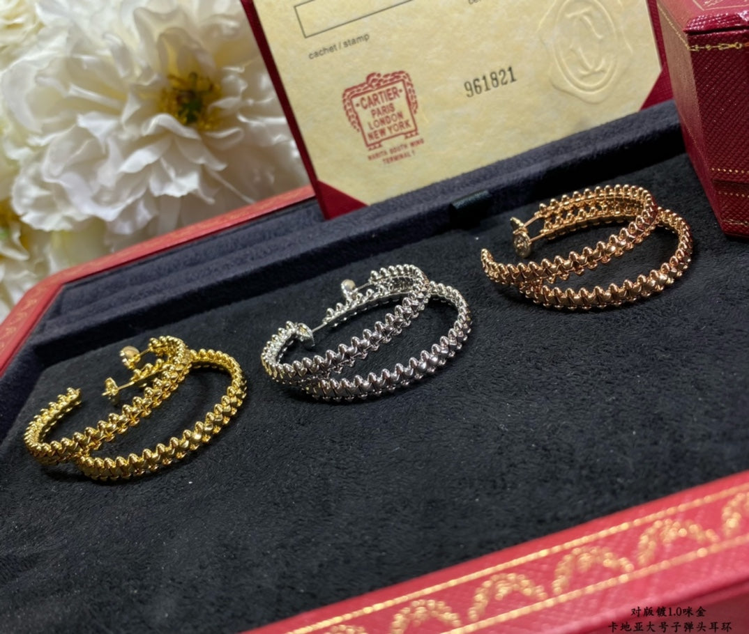 [Solara Jewelry ]CLASH GROSSE CREOLEN