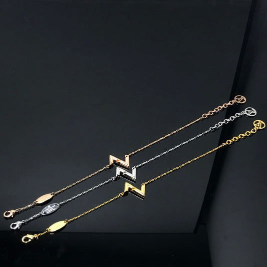 [Solara Jewelry ]VOLT LV LOGO BRACELET
