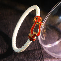 [Solara Jewelry ]FORCE 10 WHITE TEXTILE DIAMOND PAVED