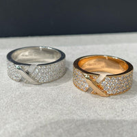 [Solara Jewelry ]LIENS EVIDENCE  DIAMOND PAVED RING
