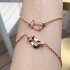 [Solara Jewelry ]FORCE 10 ROSÉGOLD-DIAMANTKETTE