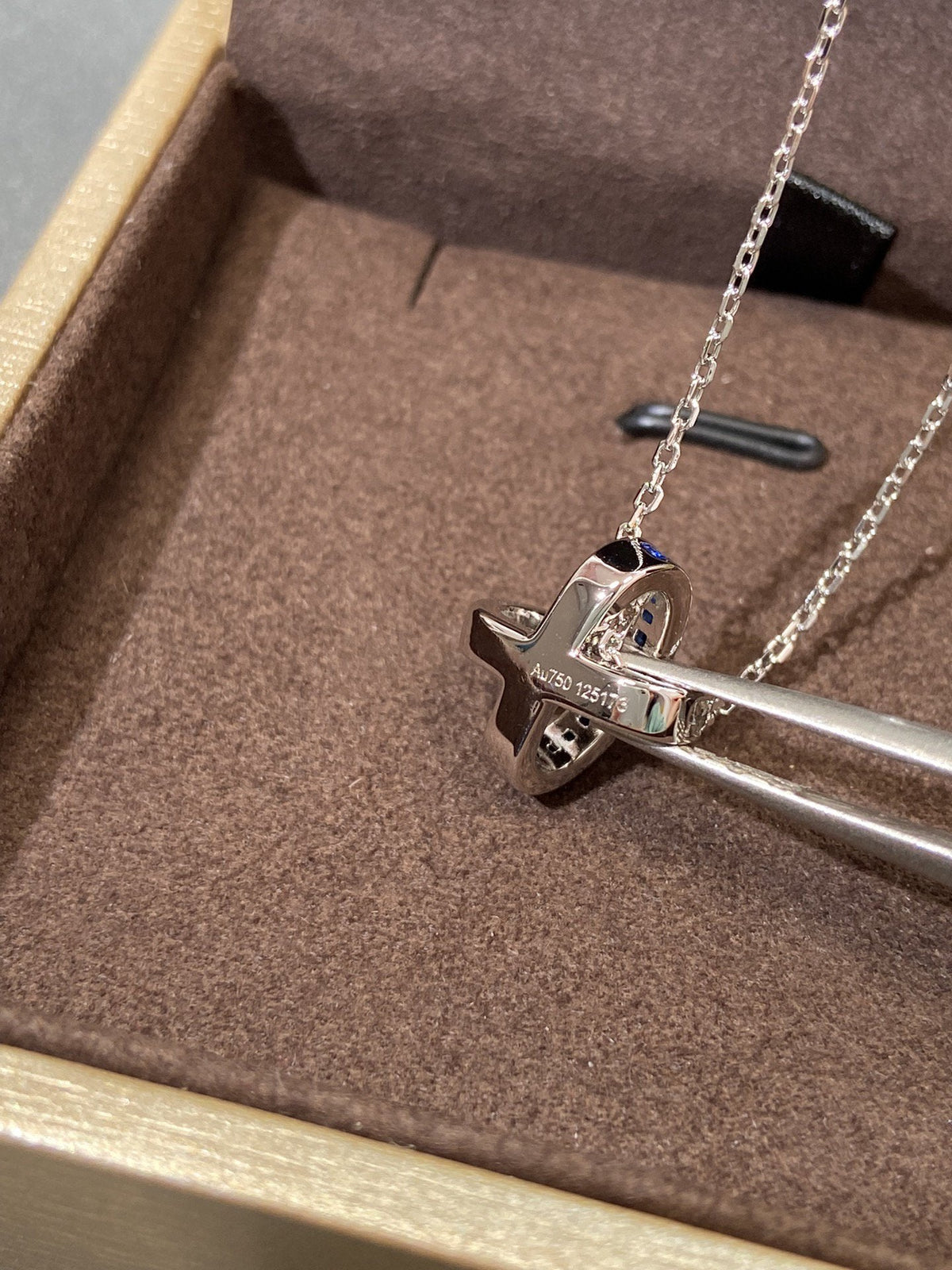 [Solara Jewelry ]LIENS DIAMOND SILVER NECKLACE