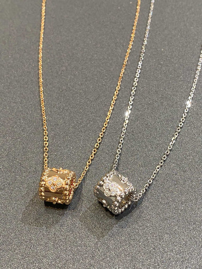 [Solara Jewelry] ペルレ ペンダント シルバー ダイヤモンド ネックレス