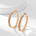 [Solara Jewelry ]クラッシュフープイヤリング