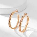 [Solara Jewelry ]クラッシュフープイヤリング