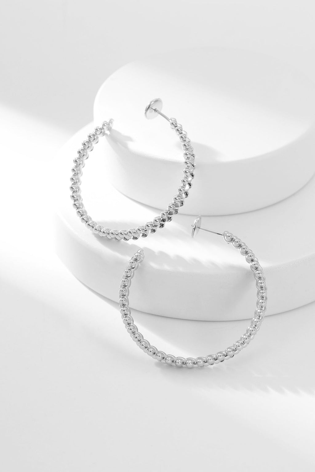 [Solara Jewelry ]クラッシュフープイヤリング