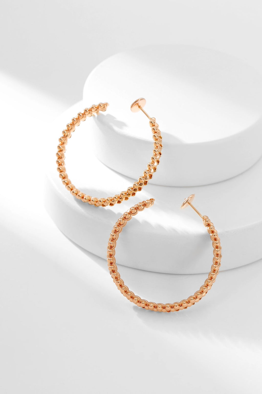 [Solara Jewelry ]クラッシュフープイヤリング