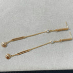 [Solara Jewelry ]CHAINE CHAOS DIAMOND DROP EARRINGS