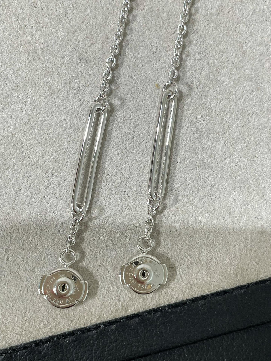 [Solara Jewelry ]CHAINE CHAOS DIAMOND DROP EARRINGS
