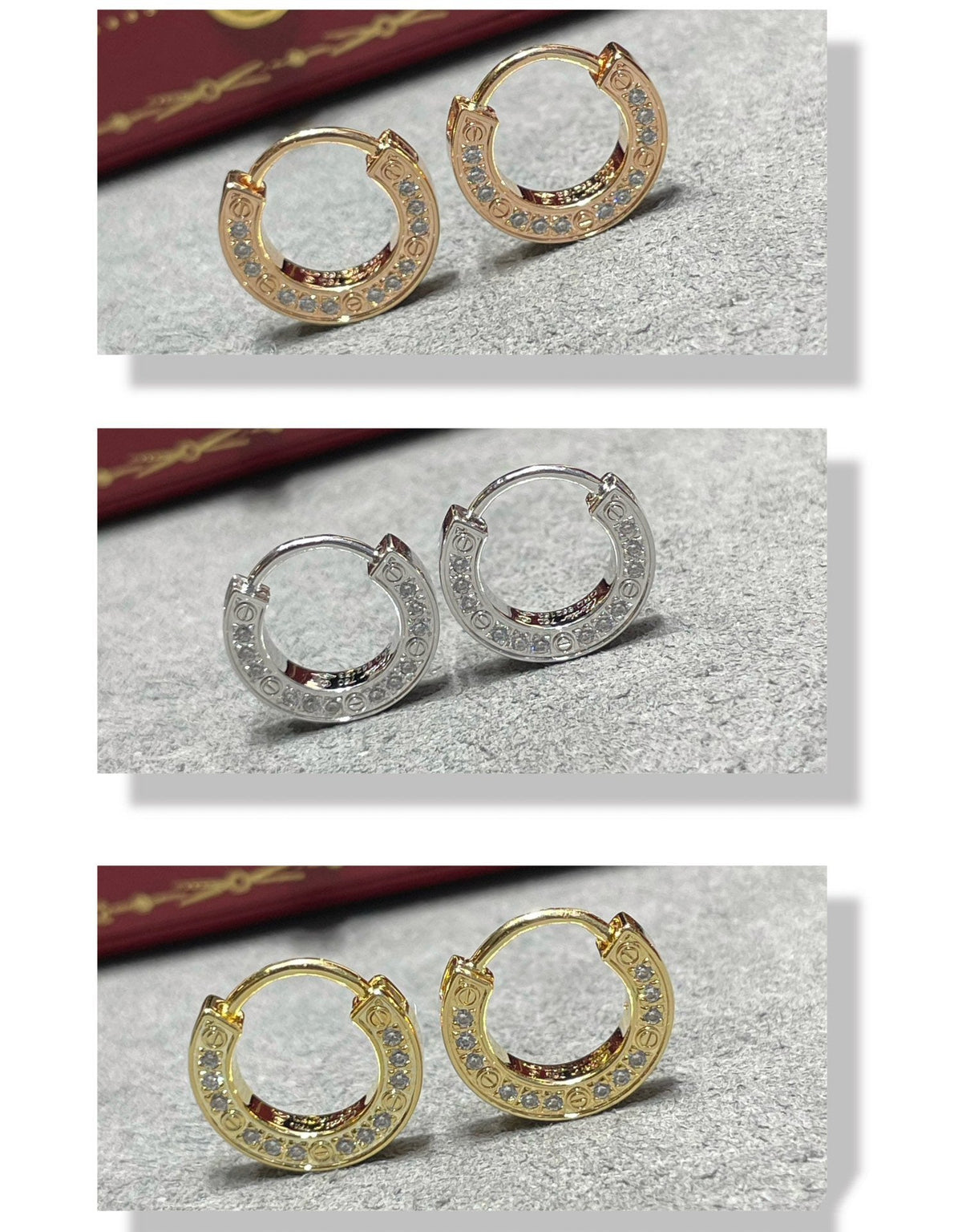 [Solara Jewelry ]ラブダイヤモンドイヤリング