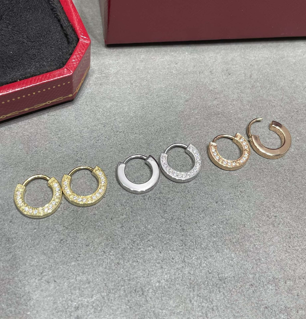 [Solara Jewelry ]ラブダイヤモンドイヤリング