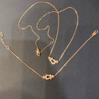 [Solara Jewelry ]FORCE 10 DIAMOND PINK GOLD NECKLACE MINI MODEL