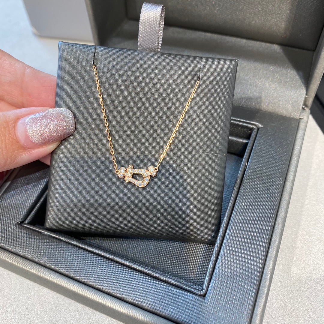 [Solara Jewelry ]FORCE 10 DIAMOND PINK GOLD NECKLACE MINI MODEL